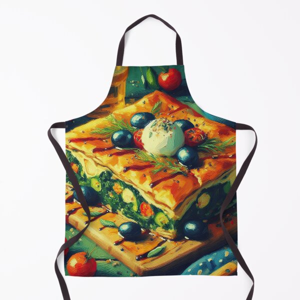 Item preview, Spanakopita Impressionism Art Style designed and sold by artofuniverse.