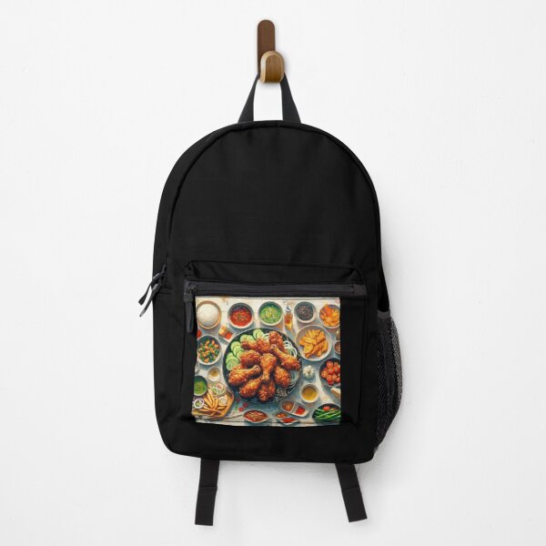 Item preview, Korean Fried Chicken Impressionism Art Style designed and sold by artofuniverse.