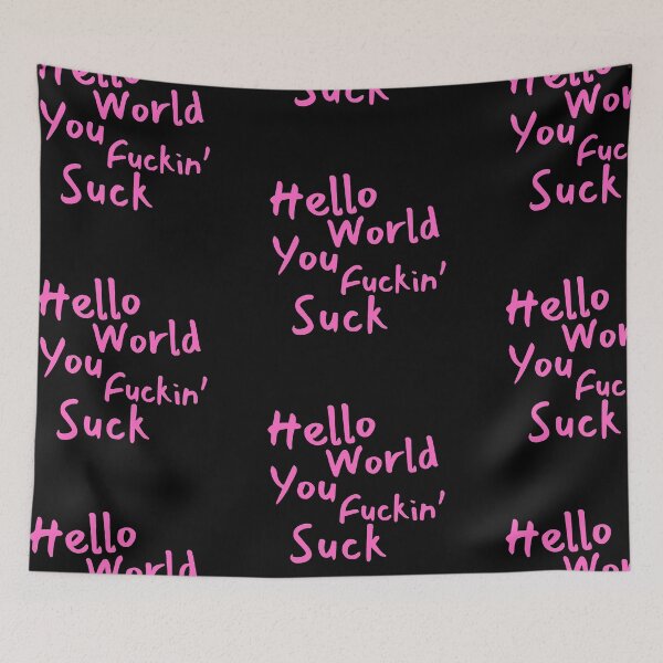 Item preview, Hello world you suck mgk lyrics  designed and sold by suwii.