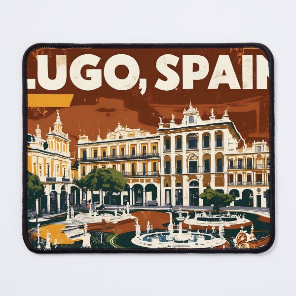 Item preview, Lugo Spain Vintage Travel Tourism designed and sold by TravelersGems.