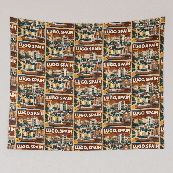 Item preview, Lugo Spain Vintage Travel Tourism designed and sold by TravelersGems.