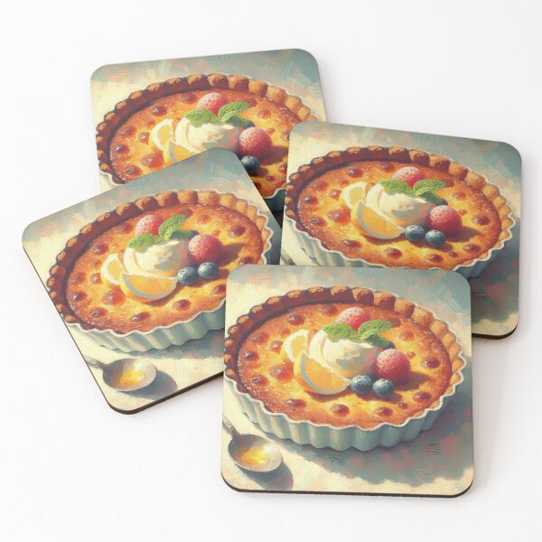 Item preview, Clafoutis Impressionism Art Style designed and sold by artofuniverse.