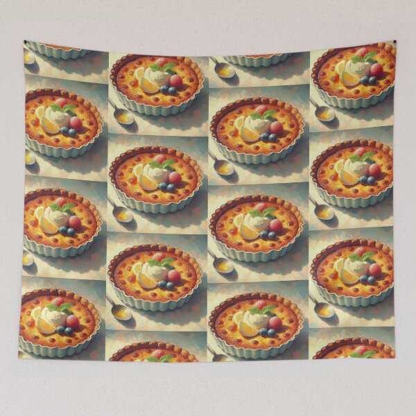 Item preview, Clafoutis Impressionism Art Style designed and sold by artofuniverse.