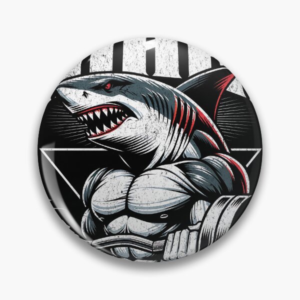 Item preview, shark bodybuilding lifting weight designed and sold by ShawishArt.