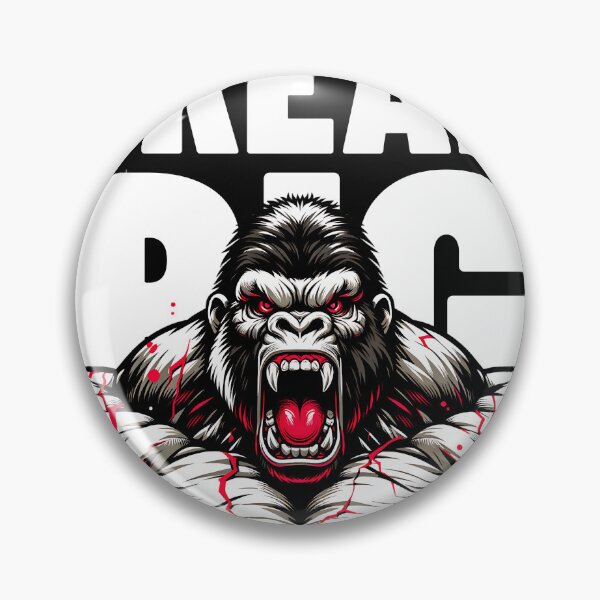 Item preview, dream big with gorilla bodybuilding designed and sold by ShawishArt.