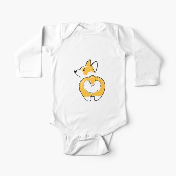 Warshland Newborn Baby T-Shirt I Love Corgi Butts Cotton Long Sleeve Bodysuit Clothes Playsuit Toddler Girl Boy Warshland Newborn Baby T-Shirt I Love Corgi Butts Cotton Long Sleeve Bodysuit Clothes Playsuit Toddler Girl Boy