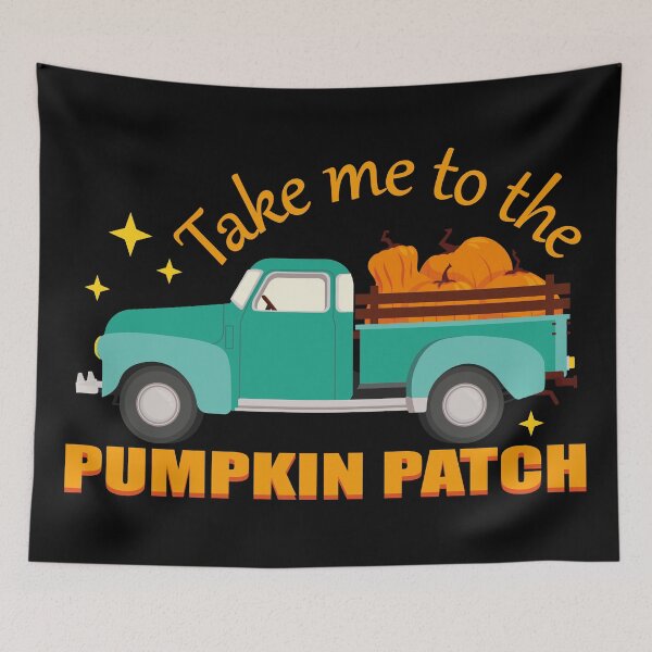 Item preview, Vintage pumpkin truck designed and sold by Art-of-Rory.