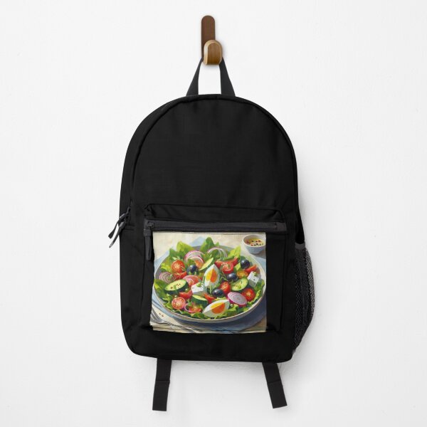 Item preview, Nicoise Salad Impressionism Art Style designed and sold by artofuniverse.