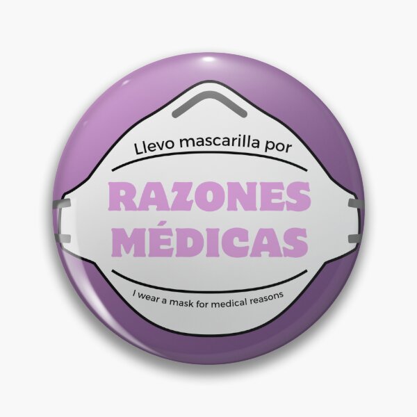 Item preview, Llevo mascarilla por razones médicas designed and sold by fansmaskup.