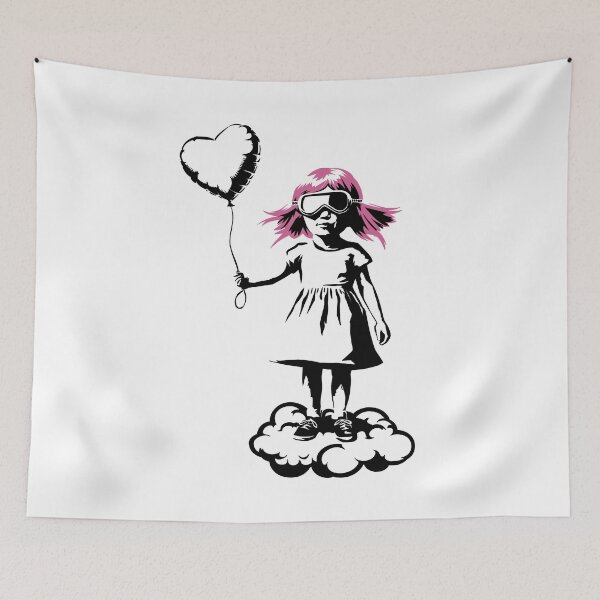 Item preview, The Girl With The Pink Hair designed and sold by Angry Swan Designs.