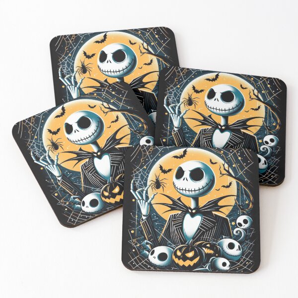 Item preview, Jack the Skellington with Spider Net Halloween designed and sold by GhostDigger.
