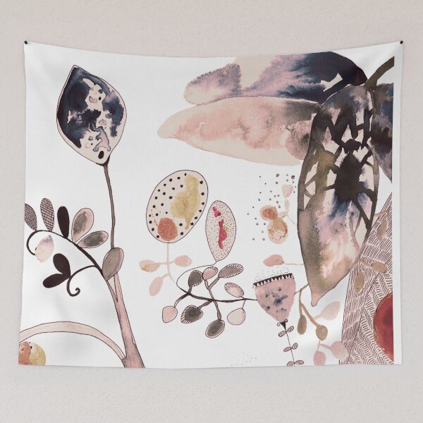 Item preview, botanical whimsical composition designed and sold by Marianna Tankelevich.