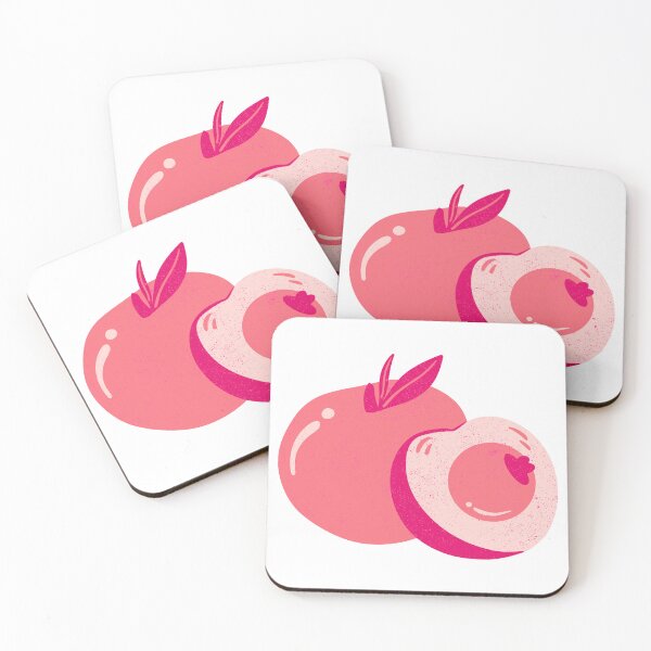 Item preview, Juicy peach sliced in half designed and sold by OnlyShoppMarket.