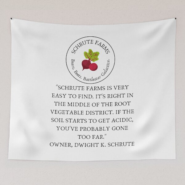 Item preview, Schrute Farms Quote designed and sold by cjchaoscreates.
