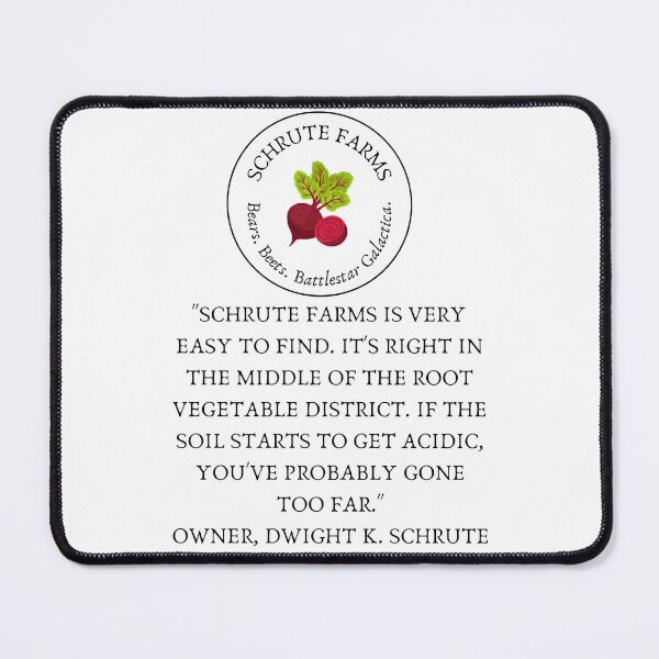 Item preview, Schrute Farms Quote designed and sold by cjchaoscreates.