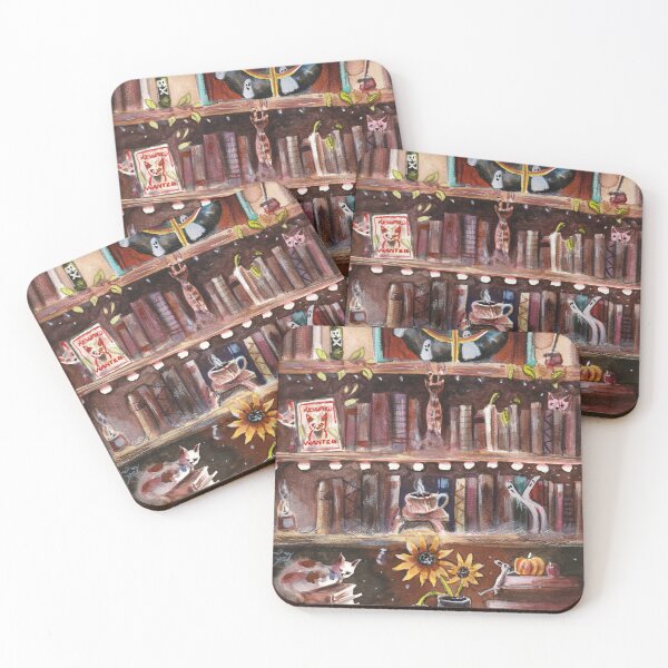 Item preview, Haunted Bookcase with Cats designed and sold by Bexter97.