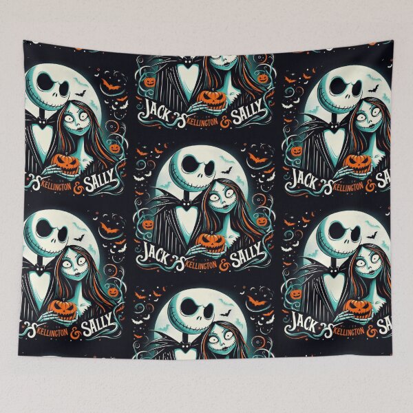 Item preview, Jack the Skellington and Sally Halloween designed and sold by GhostDigger.