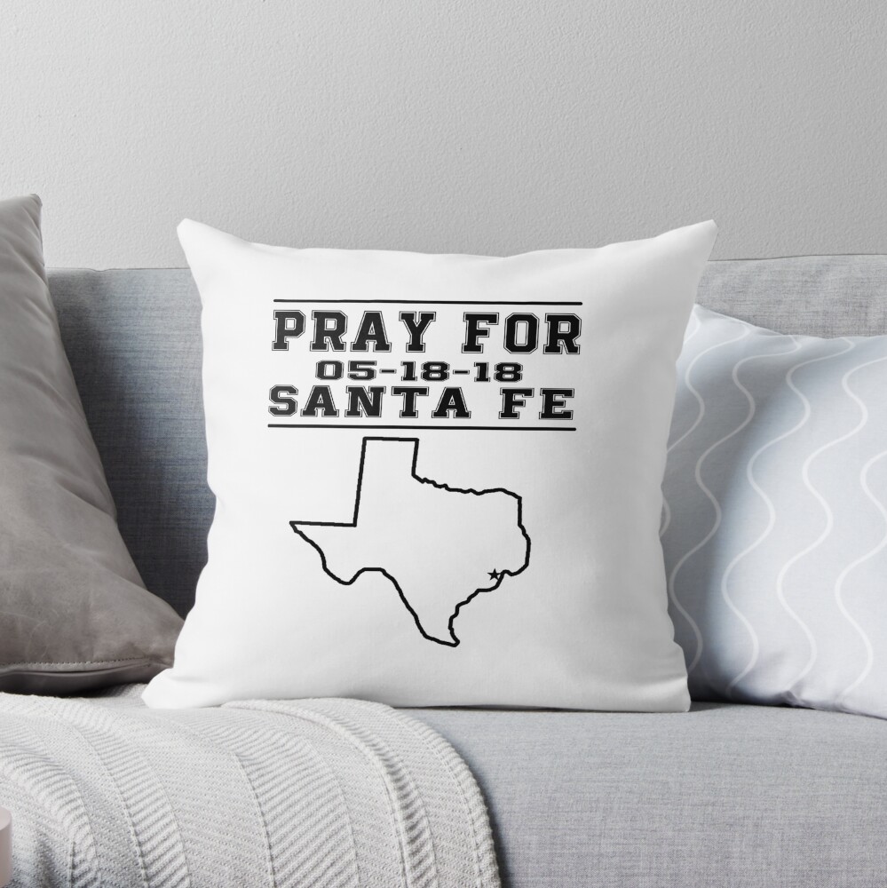 Santa Fe School Shooting Santa Fe Strong Throw Pillow By