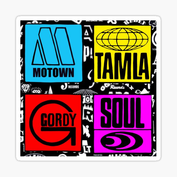 Item preview, Tamla soul Motown Gordy sixties vintage record label collage pop art  designed and sold by Kludoman.