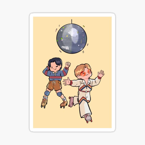 Disco Party - Happy Birthday Sticker