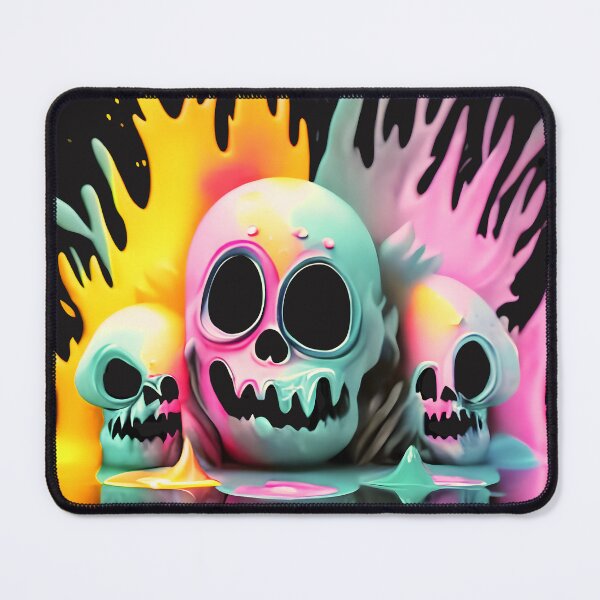 Item preview, Melting Skulls of Neon Dreams M22 designed and sold by M22--.