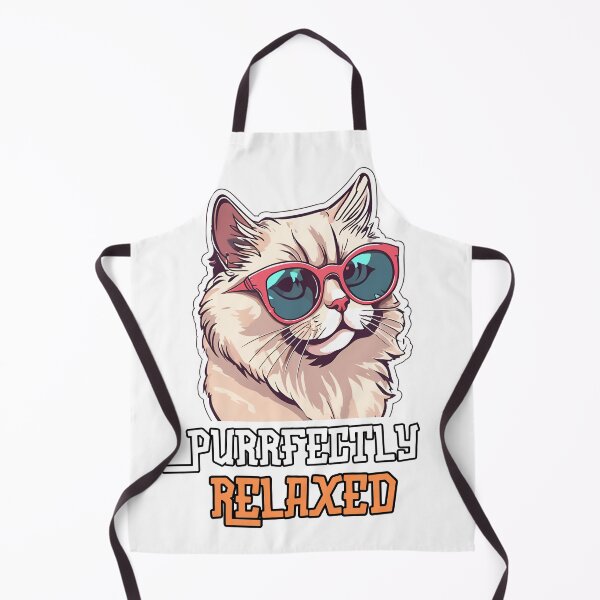 Item preview, Sassy Cat Lounging – Purrfectly Relaxed | Fun and Cool Cat Design designed and sold by Nalanda2000.