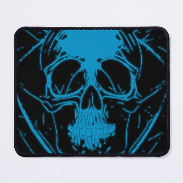 Item preview, Blue light skull designed and sold by Boogeyman Bill.