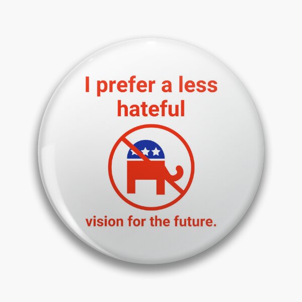 Item preview, I prefer a less hateful vision for the future. designed and sold by Rachel the Artist .