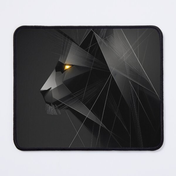 Item preview, Abstract Lion Silhouette with Glowing Eye designed and sold by Soul-Sparks.
