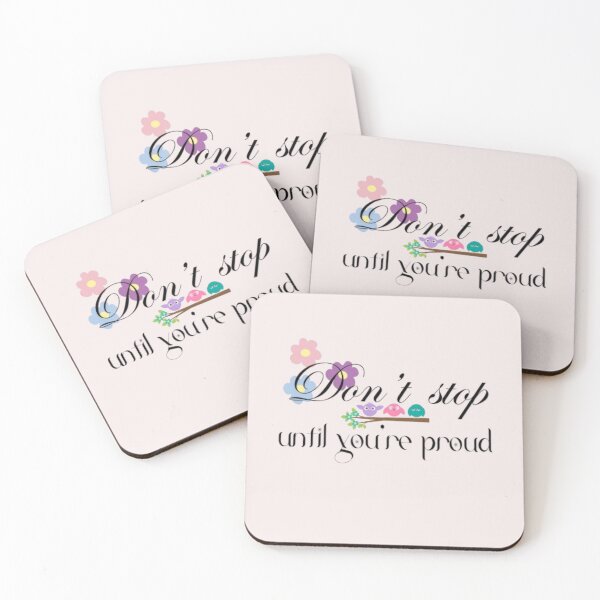 Item preview, Don't stop until you're proud. designed and sold by Jummydesign.