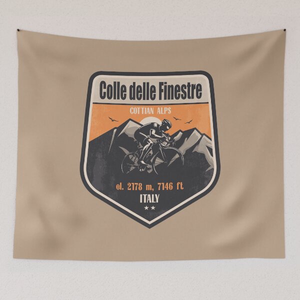 Item preview, Colle delle Finestre Italy Cycling Mountain Design designed and sold by CynthiaGraphics.