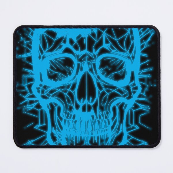 Item preview, Blue light skull designed and sold by Boogeyman Bill.