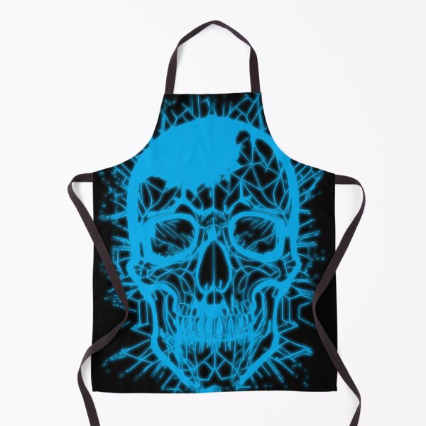 Item preview, Blue light skull designed and sold by Boogeyman Bill.