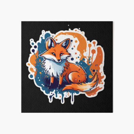 Item preview, Cool Red Fox Artwork designed and sold by Planetporridge.