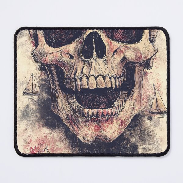 Item preview, Sailboat Skull designed and sold by MatrixTattoo.