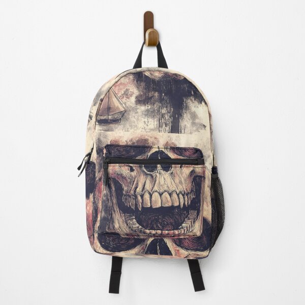Item preview, Sailboat Skull designed and sold by MatrixTattoo.