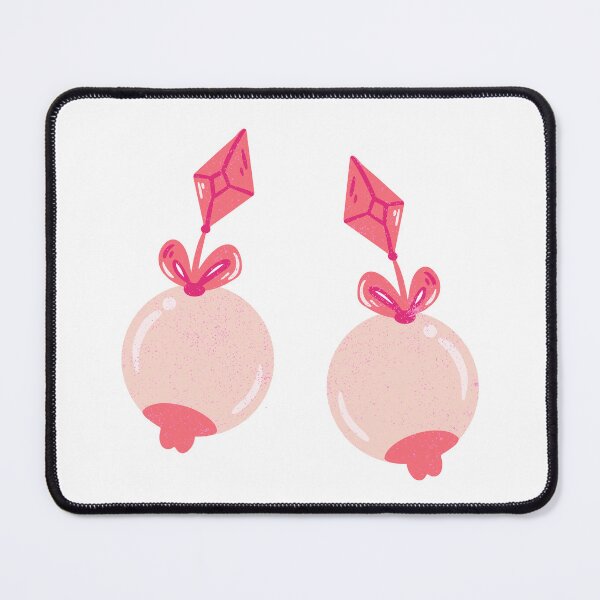 Item preview, whimsical earrings inspired by pomegranates designed and sold by OnlyShoppMarket.