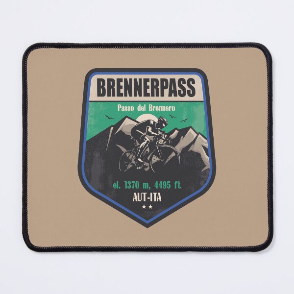 Item preview, Brenner Pass Austria – Italy Cycling Mountain Design designed and sold by CynthiaGraphics.