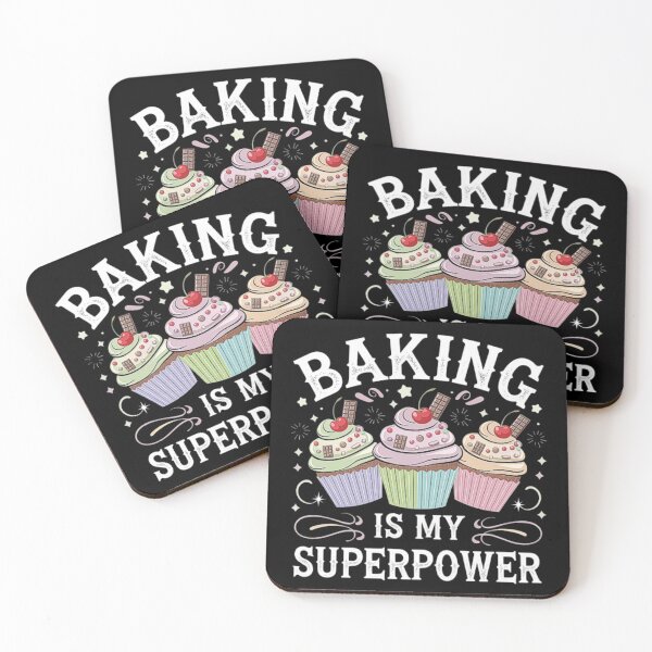 Item preview, Baking is My Superpower Cupcake Design designed and sold by love3617.