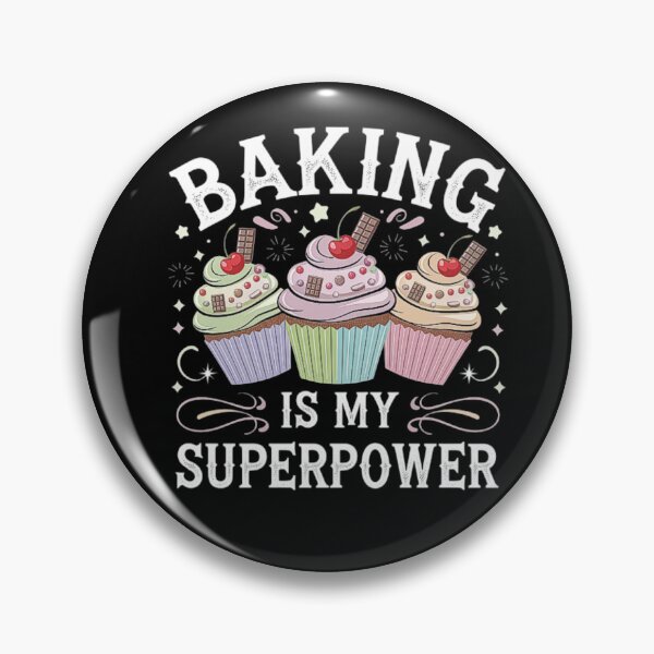 Item preview, Baking is My Superpower Cupcake Design designed and sold by love3617.
