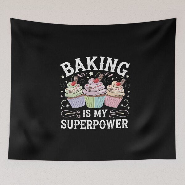 Item preview, Baking is My Superpower Cupcake Design designed and sold by love3617.