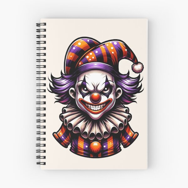 Item preview, Scary clown halloween spooky cute kawaii chibi joke designed and sold by headlessdreamer.