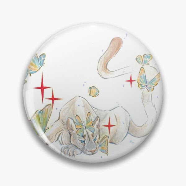 Item preview, Puma among butterflies designed and sold by piranha-na.