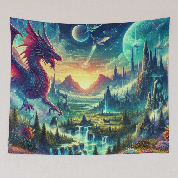 Item preview, Celestial Dragon’s Sanctuary A Cosmic Fantasy designed and sold by TheShadow30.