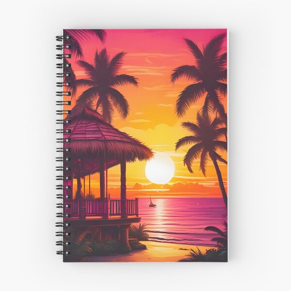 Item preview, Tropical Tiki Sunset designed and sold by MatrixTattoo.