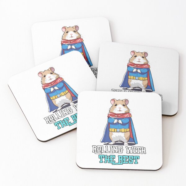 Item preview, Chubby Hamster in Superhero Cape – Rolling with the Best | Fun and Cute Design designed and sold by Nalanda2000.