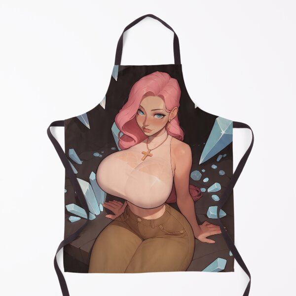 Item preview, Pink Haired Girl in Crystal Cave designed and sold by WaifuBrowser.