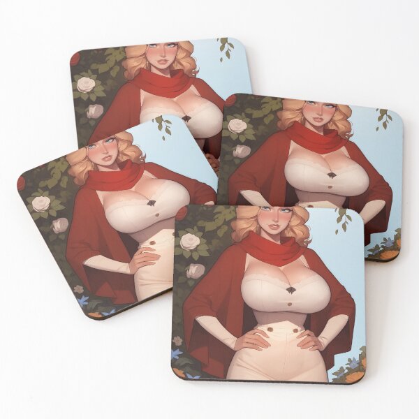 Item preview, Magic Girl in Red Robe designed and sold by WaifuBrowser.