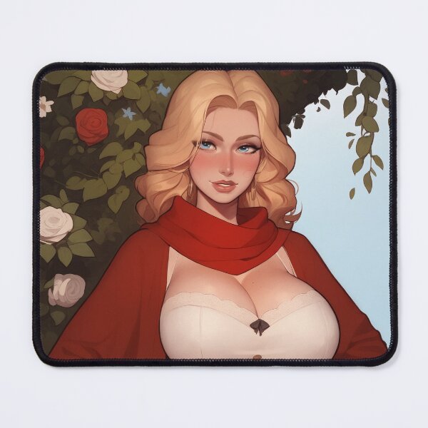 Item preview, Magic Girl in Red Robe designed and sold by WaifuBrowser.