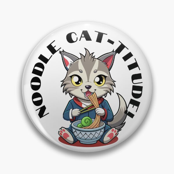 Item preview, Noodle Cat-titude! designed and sold by yoyola999.